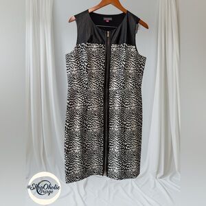 Sleeveless Animal Print Dress Size 14